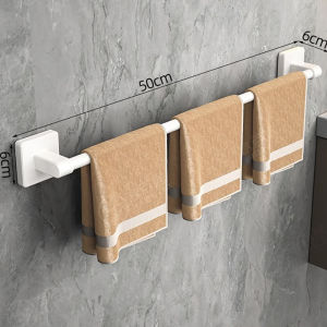 Towel Holder Space Aluminum Shower Room Towel Hanger Multifunctional Storage Organizer For Bathroom Accessories