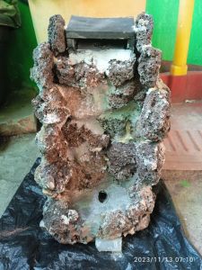 tebing air terjun aquarium aquascape