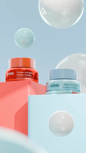 AMURA Moisturizer Pudding Anti Aging Menghaluskan Tekstur Kulit Menyamarkan Garis Halus