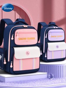 Disney |  Childrens Backpack School Bag Sweet College Style Spine Protection for Girls Primary Six Grade Double Shoulder Bag