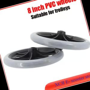 Bánh Xe Trước 8 Inch Chịu Lực Cao Lốp Đặc Mềm Mại Linh Hoạt Phụ Kiện Thay Thế Cho Xe Lăn Điện