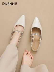 Daphne | Trendy Coarse Heel Soft Bottom French Style Summer Sandals for Women