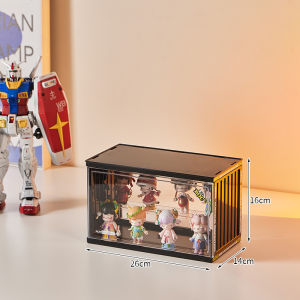 Large Capacity Transparent Dustproof Figure Storage Box Bubble Monster Model Display Case for Collectible Toys And Figures