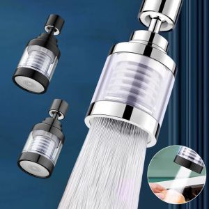 JIYAN2866 Splash-Proof Faucet 360 Degree Swivel 3 Mode Adjustable Faucet Extender Kitchen Filter Faucet Universal