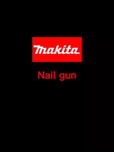 MAKITA Original Manual Nail Gun Heavy Duty Nail Punch Gun Sound Attenuation Processing Cordless Power Tool Gun Concrete Rivet Tools Steel Rivet