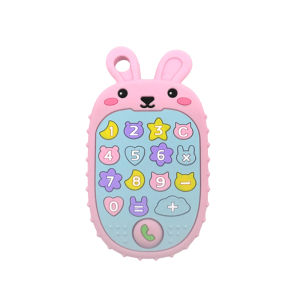 Bộ Đồ Chơi Nhai Silicone Hình Điện Thoại Di Động Mới Năm 2025 Đồ Chơi Cảm Giác Giáo Dục Cho Bé Từ 0-6 Tuổi