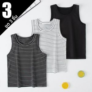 1/2/3 Pcs เด็ก Four Seasons JOKER ลายเสื้อกั๊กเด็กกีฬาสบาย Bottoming เสื้อสาวบางน่ารัก multicolor T