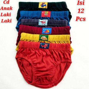 ISI 12 DAN 6 PCS CELANA DALAM ANAK LAKI LAKI BAHAN KATUN LEMBUT NYAMAN CD ANAK COWOK MURAH KIDS BOY FASHION