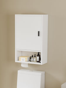 Tonwa Bathroom Wall-Mounted Storage Cabinet Waterproof Wash Area Side Cabinet Toilet Upper Cabinet Dry Zone Bathroom Furniture