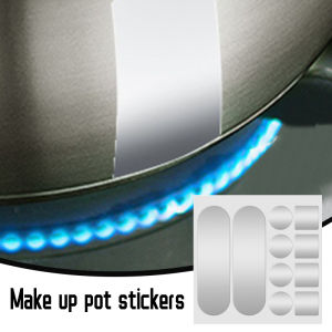 5set Pot Hole Repair Bucket Saucepan Crack Repair Sticker Steel Waterproof Fire High Temperature Resistant Aluminium Adhesive Tape