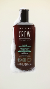 American Crew 3-IN-1 CHAMOMILE + PINE (Shampoo+Conditioner+Body Wash) 250ml