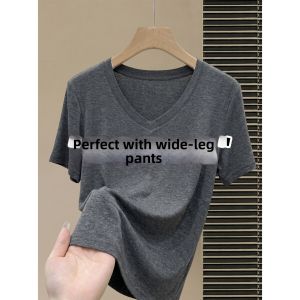 V.C.I | Slimming V-Neck Loose T-Shirt