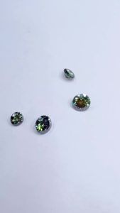Đá Moissanite Xanh Đậm Dáng Tròn Trọng Lượng 0.1ct-5ct Có Chứng Nhận Dùng Thử Nghiệm Kim Cương Dành Cho Kim Cương Nhân Tạo Làm Đồ Trang Sức Bạc Cao Cấp Tự Chế.
