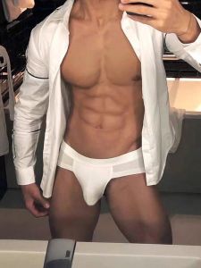 กางเกงชั้นในชายทรงสามเหลี่ยมเอวต่ำระบายอากาศได้ดี กระชับสัดส่วน สำหรับผู้ชาย กางเกงขาสั้นกีฬา ทรงบาง ฤดูร้อน 2023