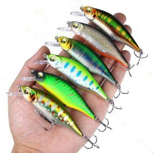( Ready Stock ) 80mm / 11.5g High Quality Floating minnow shad / Siakap killer / Lure fishing / bossku.fishing