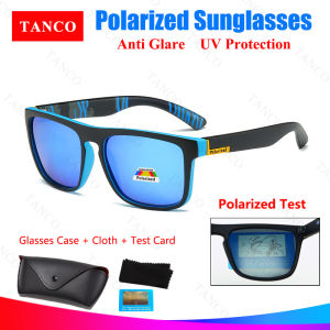 TANCO 1603K Fashion Polarized Sunglasses for Men and Women Anti-Glare UV400 Lens Outdoor Sports Driving Fishing Sunglasses with Glasses Case