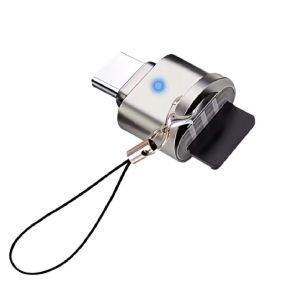 SD card reader USB C to SD card reader Type C TF storage card reader with USB C to USB adapter Mepsies USB OTG reader suit