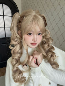 alice garden | Tóc Giả Ngắn cho Phụ Nữ với Kiểu Búp Bê và Dây Đôi