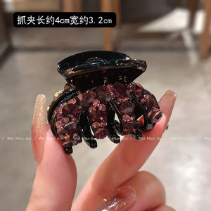 กิ๊บติดผมประดับเพชรสำหรับผู้หญิง 2025 แฟชั่นใหม่ กิ๊บติดผมครึ่งหัว ทรงหางม้า ทรงที่มีความคงที่ ประดับผมสไตล์เกาหลี