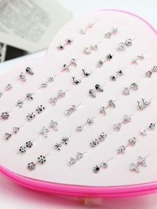 Hypoallergenic Plastic Resin Earrings for Girls Womens Fashion Jewelry Sweet Style New Arrival 2024 Spring Summer