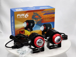 Mini Driving Light White+Yellow+Red Pair of Universal High quality 15W With Ballast