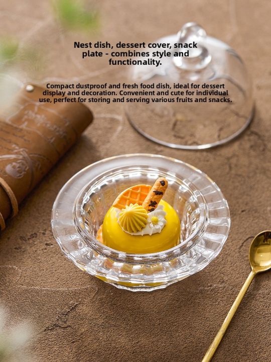 YOGEHOME%20%7C%20Glass%20Sweet%20Dish%20Bowl%20With%20Lid%20Elegant%20High-Grade%20For%20Baby%20Food%20-%20Image%203
