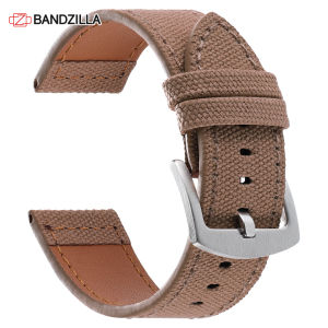 Universal Canvas Nylon Leather Watchband 18mm 20mm 22mm 24mm Strap Men Women Wristbelt for Seiko for Omega High Quality Bracelet