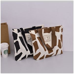 úi Đeo Chéo Vải Canvas Phong Cách Hàn Quốc Dung Tích Lớn