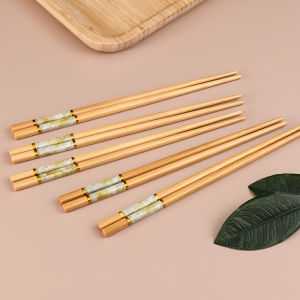 Natural Bamboo Chopsticks Anti-mold Heat-resistant