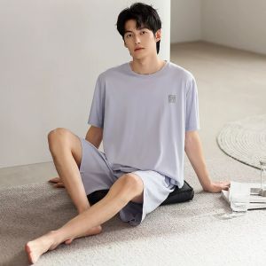 Cool Summer Ice Silk Mens Sleepwear