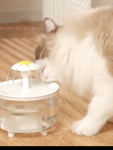 Fountain Dispenser Water Tempat Minum Kucing Burung Anjing Otomatis Air Terjun Air Mancur Hewan Pet