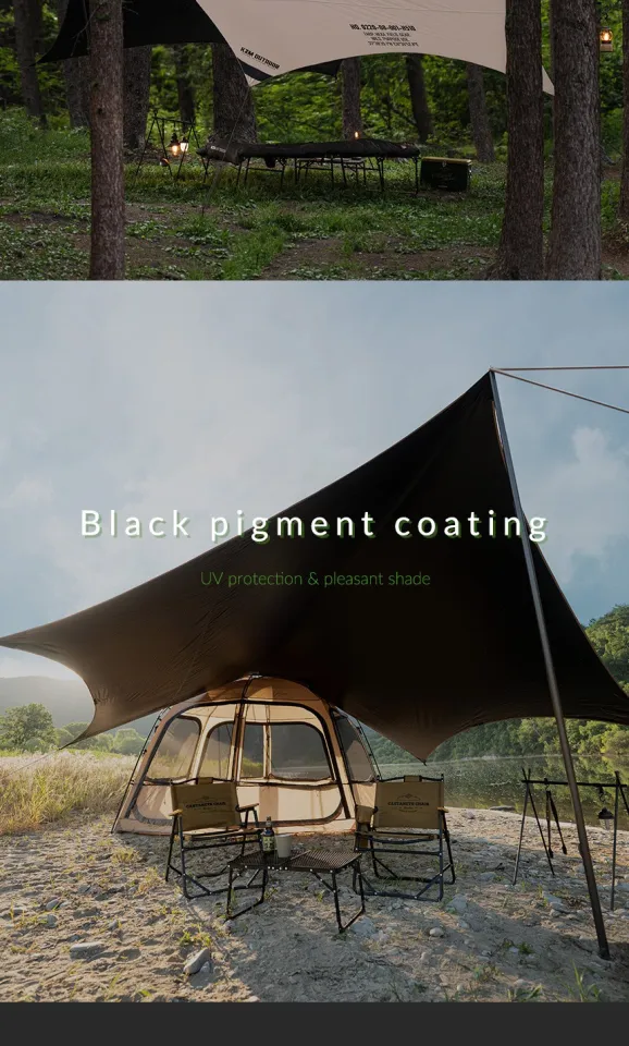KZM | Kazmi Wild Field Hexa Tarp Sand | Lazada Philippines