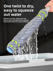 TAOSHI | Self-Wringing Easy-Clean Rotatable Mop