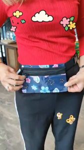 ใหม่กระเป๋าคาดเอว คาดอก   กระเป๋าใส่ได้ทุกโอกาศ น้ำหนักเบา (ร้านไทยส่งไว) แพ็คละโหล คละลาย คละสี