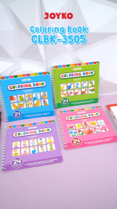 Buku Mewarnai JOYKO Coloring Book CLBK-3505 24 Gambar Per Buku