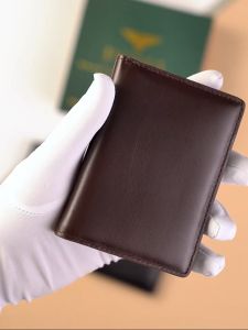 Bóp Ví Nam Da Bò Thật Vân Ý Đựng Tiền Và Thẻ Bh 1 Năm Ví Nam Dáng Đứng P008-D Cao Cấp