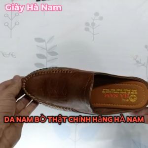 Dép Bít Mũi Nam SAMTA Da Bò Thật Cao Cấp GSB20124