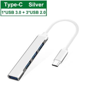 USB C HUB 3.0 Type-C Dock Station 4 Port USB Splitter Expander OTG Adapter Data Transfer For Xiaomi Dell Lenovo Laptop PC