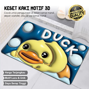 COD Keset Diatomite Keset 3D Keset Karakter Anti Slip Keset Serap Air Cepat Kering 50x80cm / Keset Kamar Mandi ANTI SELIP Keset Diatomit Premium / Keset Diatomite Karakter / D2B4