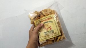 Krupuk kulit sapi mentah siap goreng tanpa jemur kemasan 500gr krecek rambak sapi non msg rasa gurih