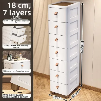 OUFENGHUADU | Narrow Gap Multilevel Storage Cabinet
