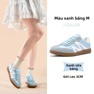Semir | Giày Thể Thao Đế Bằng Màu Đỏ Phong Cách Vintage Đa Năng FW2026