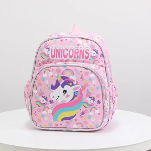 METECH SCHOOL BACKPACK FOR KIDS SIZE 31*25*12CM GRADE 1-3 SPINE PROTECTION Dinosaur Basketball Soccer Space Construction