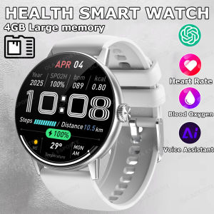 2025 New Military Smart Watch Men Voice Assistant Health Monitoring AMOLED 5ATM Waterproof GPS Sports Tracker BT Call Smartwatch