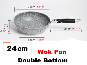 Frying Pan 28/26/24/20cm Wok Pan Non-stick Pan Skillet Cauldron Induction Cooker Frying Pans Pancake Pan Egg Pan Gas Stove Home