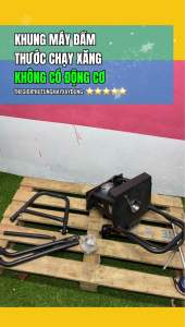 Máy Đầm Thước Không Động Cơ Khung Máy Cán Nền Bê Tông Xây Dựng Không Có Thước