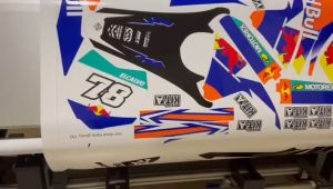 Decal kawasaki KLX GORDON REDBULL FULLCOLOR D-A5-069
