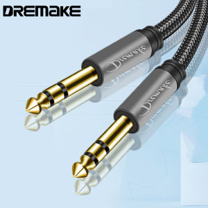 Jack 6.35mm 1/4 inch TRS Male to Male Plug Stereo Audio Cord Quarter Inch 6.35mm Balanced Interconnect Cord for DJ Pro Amplifier