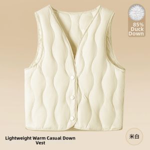 TONERCE | Womens Down Vest Thermal Lightweight For Outerwear And Underwear