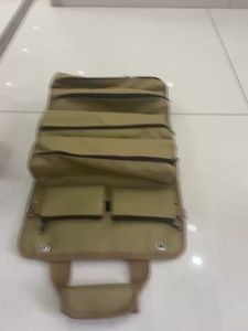 Túi Đựng Dụng Cụ Bằng Nylon Siêu Bền Có Thể Cuộn Lại Kèm Túi Kéo Khóa Tháo Rời Tiện Dụng Cho Thợ Điện Thợ Máy